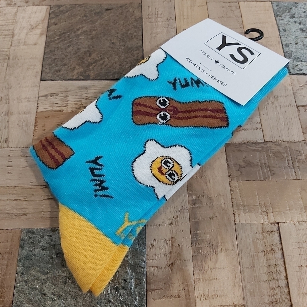 YO Sox - Bacon and Egg Yum! Socks
